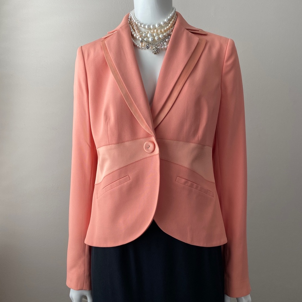 NWT Love Moschino women soft peach blazer